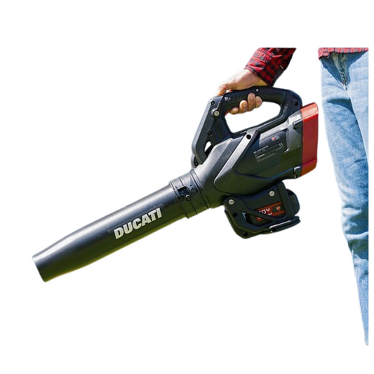 Soplador a bateria Ducati DBL401L 40v 2,5AH + bat y cargador