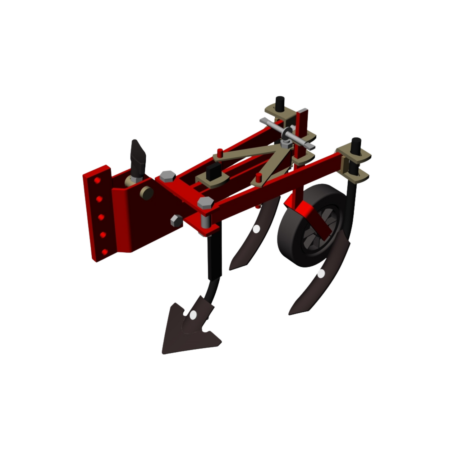 Cultivador de 3 brazos para Motoazadas Ducati