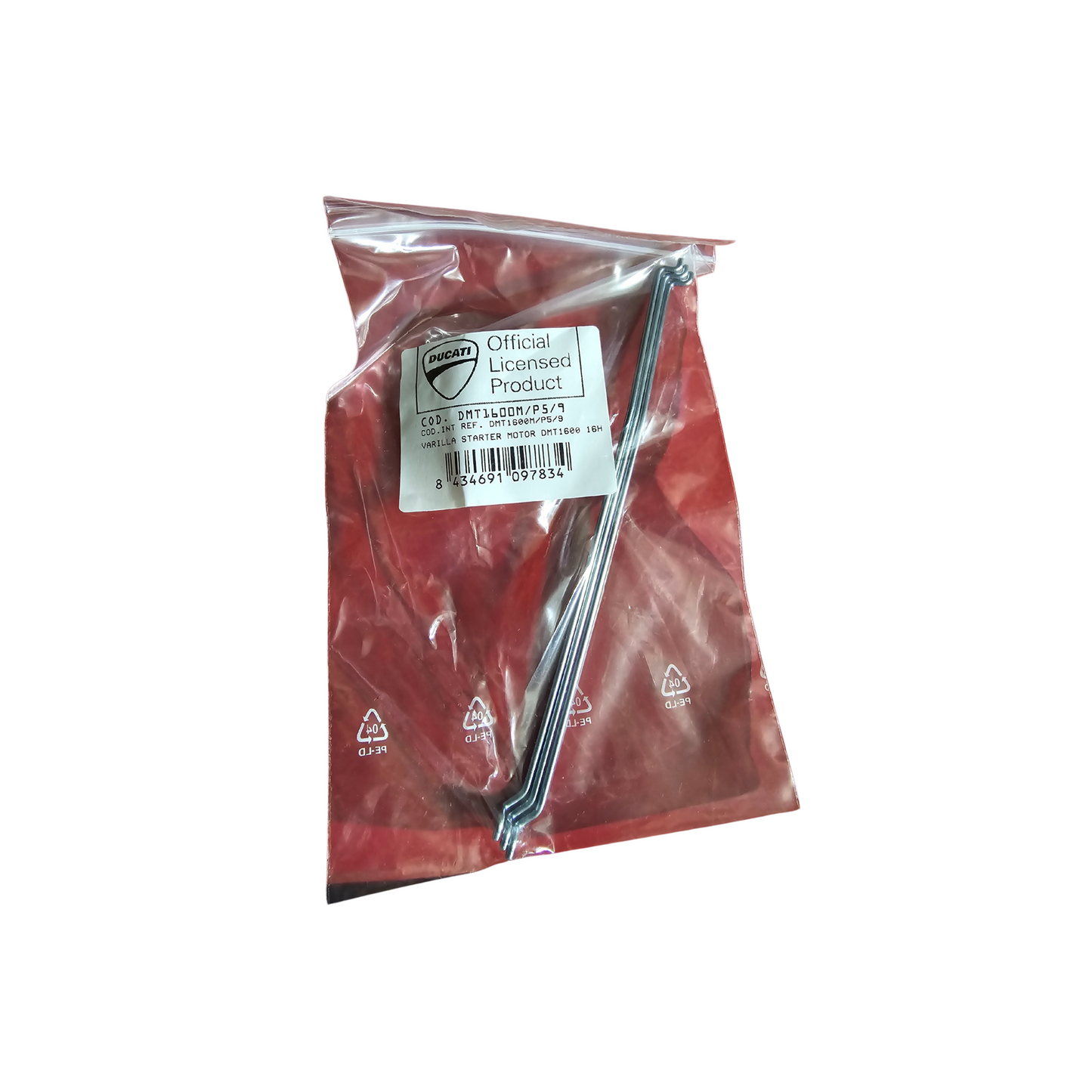 DMT1600M/P5/9 Varilla Starter Motor Tractor Ducati DMT1600